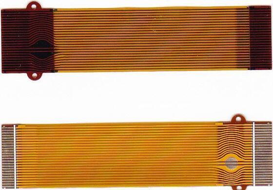 Good price 0.05mm Minimum Trace Width FPC Flexible Circuit Board with Yellow PI Film Solder Mask and Gold Plating Surface Finishing online