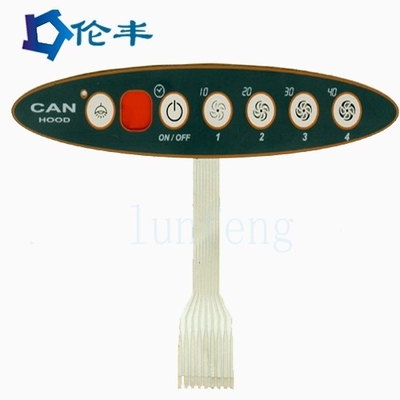 Good price Customized PET Membrane Switch with LED/EL Backlight Matte/Glossy Finish online