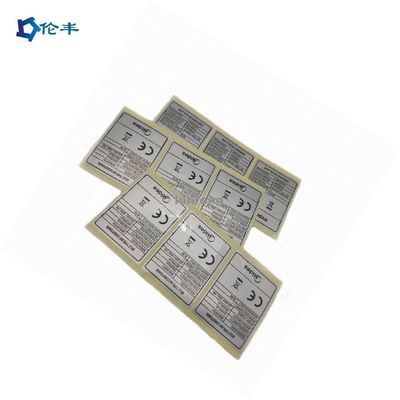 Good price UV Proof Silver Sticker Label with Flexo Printing and Permanent Acrylic Adhesive for Electronics and Outdoor Use online