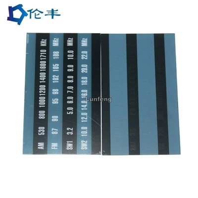 Good price Custom PET PC Front Panel Graphic Panel For Radio online